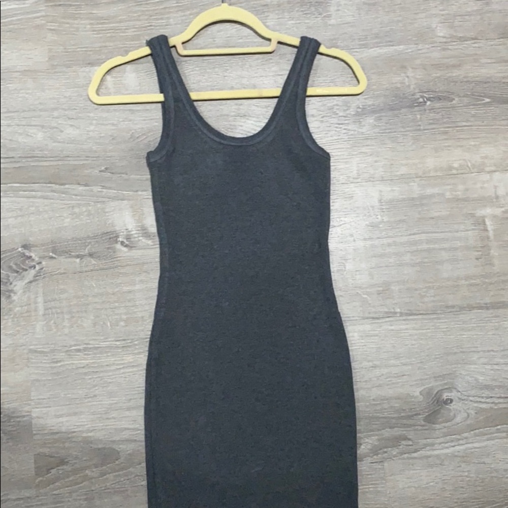 Fashion nova size s gray dress